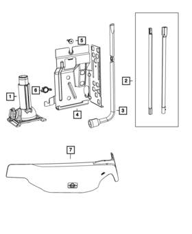 68086358ac Mopar Genuine Wheel Lug Wrench 68086358ac Mopar Genuine Wheel Lug Wrench