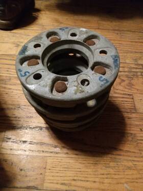 Dk12345 Mr Gasket Wheel Adapters Spacers Set Of 4 5 Inch To 3/4 Vi Vintage Lug Dk12345 Mr Gasket Wheel Adapters Spacers Set Of 4 5 Inch To 3/4 Vi Vintage Lug