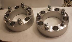 119627-5209-1114039011 Ocpty 5x5.5 1 Inch Wheel Spacers 5 Lug 108mm Hub Bore For 1990-93 D150 2pcs Forged