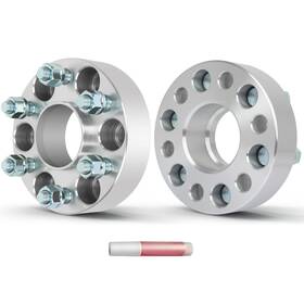 128064-5209-1629455332 Ocpty 2pcs 1.5 Inch 6x4.5 Wheel Spacers Adapters 12x1.25 Studs 66.1mm For Nissan Frontier