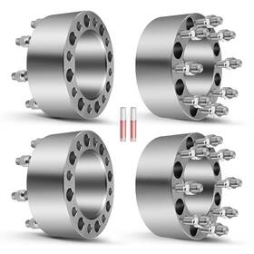 817262-5209-1206210591 Ocpty 4pcs 8 Lug Wheel Spacer Adapters 3 Inch 75mm 8x6.5 To 125mm Wit
