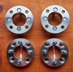 Ocpty 826168-5209-1018199131 1 Inch 4x4.5 To 4x100 Wheel Spacers Adapters 4x114.3 Adapte