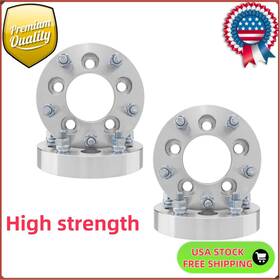 Cb12x1.5 Oe Quality Unite For 1984-2001 4pc 1.25 Inch 5x4.5 To 5x5.5 Wheel Spacers Adapters 82.5 Grand Cherokee