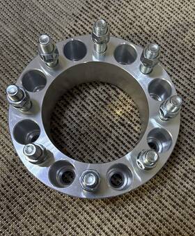 127840 Oe-spec For 1994-2014 Dodge Ram 2500 3500 8x6.5 Wheel Spacers 2.5 Inch Thick 9/16 X18 1pc