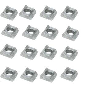 Ohy1004 Ohiy Heavy Duty 9/16ftft Universal Rim Clamp Galvanized Steel Construction 16 Pcs