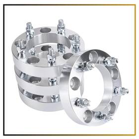 Oskkude Tisu-11-wlr-24qa4667x 5x135 To 5x139.7 Hubcentric Wheel Adapters 5-lug 1.25 Inch Spacers Silver - 4pcs