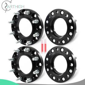 Parthigh 8x180 1 14x1.5 For Silverado 2500 3500 Hd Front Hub Hubcentric Wheel Spacers 4 Inch Thick