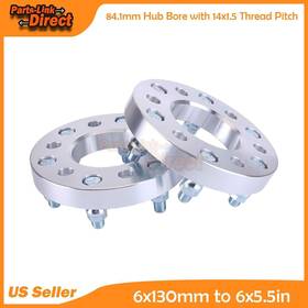 Pldgc626520241220a001 Parts-link-direct 2pcs 1ftft 6x130 To 6x5.5 Wheel Adapters Spacers 14x1.5 Hub 6x139.7 Pldgc626520241220a001 Parts-link-direct 2pcs 1ftft 6x130 To 6x5.5 Wheel Adapters Spacers 14x1.5 Hub 6x139.7