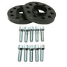 Pe-20mm-5120-726-bk-45cs-sbolt Precision European Motorwerks Hubcentric Black Wheel Spacers Silver Extended Lug Pe-20mm-5120-726-bk-45cs-sbolt Precision European Motorwerks Hubcentric Black Wheel Spacers Silver Extended Lug