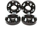 Pe-25mm-5114.3-66.1-blk Unbranded Hubcentric Black Anodized Wheel Spacers For Set Of