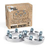 Pe-ut-25mm-5139.7-108-12x1.25 Precision European Motorwerks Thick To Wheel Spacers Adapters Studs