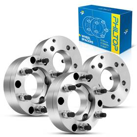 1067wsa524zus Philtop 5x4.5 To 6x5.5 Wheel Adapters 2 Inch Lug Centric Change Bolts