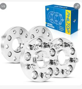 Philtop 11177648 4pcs 1 Inch 5x120 Hub Centric Wheel Spacers For Honda Ridgeline Odyssey Pilot Civic