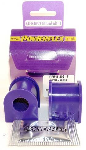 Pfr46-206-18 Powerflex Usa For Nissan 240sx - S13 And S14 Rear Sway Bar Bushing 18 Mm Street