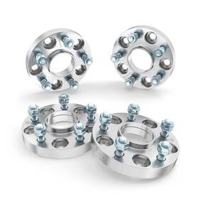 Pe-4x-25mm-5114.3-70.5 Precision European Motorwerks 4pc Full Set 1 Inch 5x114.3 Hubcentric Wheel Spacers For Ford Explorer Sport Trac