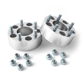 Pe-50mm-5114.3-73-sdw Precision European Motorwerks 2pcs 2 Inch Universal Wheel Spacers 5x114.3 / 5x4.5 73.1mm Bore 12x1.5 Studs