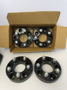 X0029btn7f Precision 4pc 1.25 Inch / 5x4.75 To 5x4.5 Adapters 5x120.7 5x114.3 Black Wheel Spacers