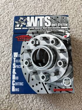 W5115w3wts Project Kics 12x1.5 5-114.3 Wide Tread Spacers - 15mm 64mm Hub Centric New
