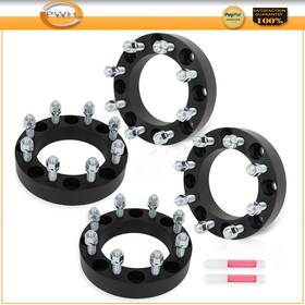 Pws Pws842308-pws 4x 1.5 Inch Thick 8x170 To 8x6.5 Wheel Spacers 14x1.5 Studs For Dodge Ram 3500 2004