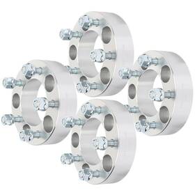 10867488 Qualitiparts 4pcs 1.5 Inch 5x4.5 12x1.5 Studs Wheel Spacers For Kia Ford Hyundai Mazda Mitsubishi