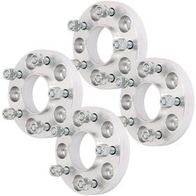 10867509 Qualitiparts 4pcs 25mm 5x120 12x1.5 Wheel Spacers Silver For Bmw 328i M3 335i 550i Z4 325i Z3