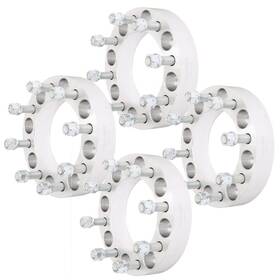 10872149 Qualitiparts 4pcs1.5 Inch 8x6.5 14x1.5 Studs Wheel Spacers Silver For Chevrolet Express 2500 1997