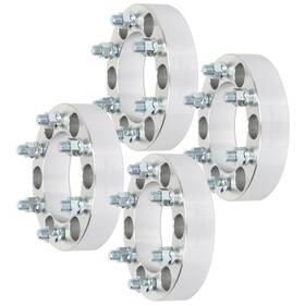 10872177 Qualitiparts 4pcs 1.5 Inch 6x5.5 To 6x135 14x1.5 Studs Wheel Spacers For Cadillac Chevrolet Gmc