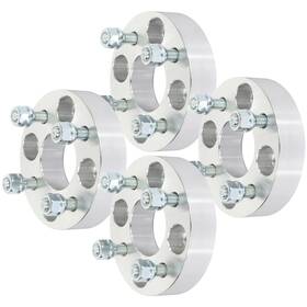 10872180 Qualitiparts 4x 1.25 Inch 4x100 12x1.5 Studs Wheel Spacers For Toyota Honda Chevrolet Dodge Acura