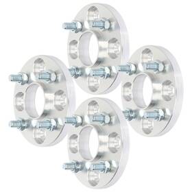 10872183 Qualitiparts 4 Pcs 15mm 4x100 12x1.5 Studs Wheel Spacers For Chevrolet Pontiac Plymouth Dodge