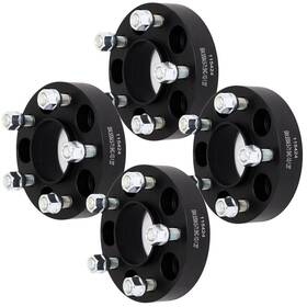 10874190 Qualitiparts 4pcs 1.25 Inch 5x4.5 1/2 X20 Hub Centric Wheel Spacers For 1987-2006 Jeep Cherokee