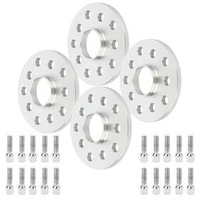 10874192 Qualitiparts 4pcs 10mm 5x100/ 5x112 14x1.5 Studs Wheel Spacers For Audi Volkswagen 1980-2014