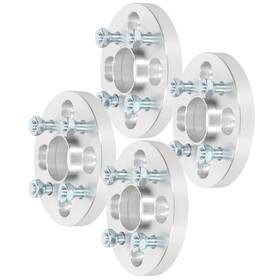 10874196 Qualitiparts 4pcs 20mm 4x100 12x1.5 Studs Wheel Spacers For Honda Mitsubishi Acura Kia Mini
