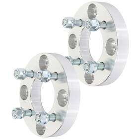 10876363 Qualitiparts 2x Wheel Spacers 1 Inch 4x114.3 To 4x100 12x1.5 Studs For Kia Mitsubishi Honda Dodge