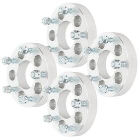 10876394 Qualitiparts Wheel Spacers 1.25 Inch 5x4.5 To 5x5 12x1.5 Studs For Hyundai Kia Acura Lexus Honda