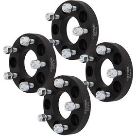 10876400 Qualitiparts 4 Wheel Spacers 25mm 5x4.5 12x1.5 For Toyota Honda Acura Hyundai Kia Mazda Lexus