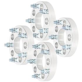 10876402 Qualitiparts 4pcs 1.25 Inch 5x5 To 5x5.5 Wheel Spacers Adapter For Ford Jeep Chevrolet Buick Gmc