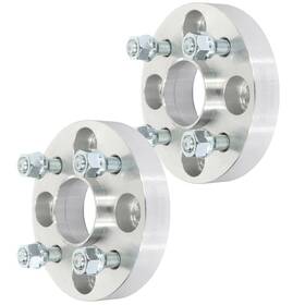 10879434 Qualitiparts 2pcs 1 Inch 4x100 12x1.5 Studs Wheel Spacers For Honda Prelude Chevrolet Mitsubishi