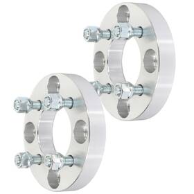 10879436 Qualitiparts Wheel Spacers 1 Inch 4x4.5 To 4x100 12x1.5 Studs For Hyundai Honda Mitsubishi Acura