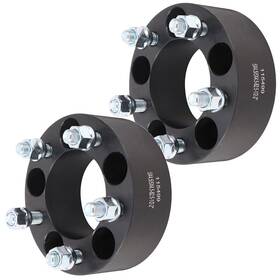 10879443 Qualitiparts 2pcs 2ftft 5x4.5 1/2 Inch X20 Studs Wheel Spacers For Ford Jeep Lincoln Grand Marquis