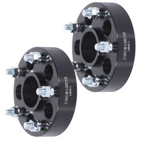 10879449 Qualitiparts 2pcs 1.5 Inch 5x4.5 To 5x5 1/2ftft Studs Wheel Spacers For Ford Mustang Mazda Lincoln