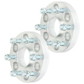 10879454 Qualitiparts 2 Wheel Spacers 1 Inch 6x120 14x1.5 Studs For 2010-22 Cadillac Chevrolet Gmc Canyon