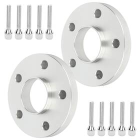 10881074 Qualitiparts 2pcs Wheel Spacers 20mm 5x112 12x1.5 Hubcentric For Mercedes-benz C280 C230 C240