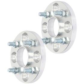 10881085 Qualitiparts 2pcs Wheel Spacers 15mm 4x100 12x1.5 Studs For Chevrolet Cobalt Pontiac Saturn