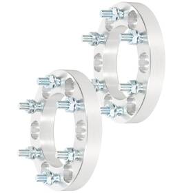 10887311 Qualitiparts 2pcs 1 Inch 25mm 6x5.5 12x1.25 Wheel Spacers For 1986-2003 Nissan Pickup Pathfinder