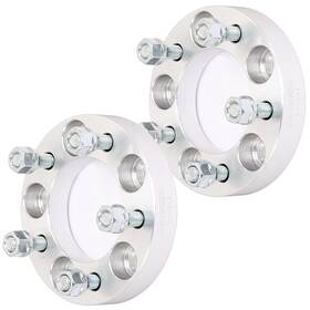 10887318 Qualitiparts 2pcs 1 Inch 25mm 5x4.5 12x1.5 Wheel Spacers For Chevrolet Honda Chrysler Dodge Jeep