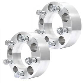 10887322 Qualitiparts 2pc 2 Inch 5x4.5 Wheel Spacers 1/2 X20 For Ford Explorer Taurus Mustang Jeep Liberty