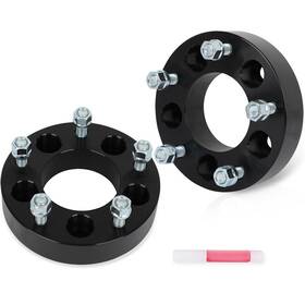 10893186 Qualitiparts 2pcs 1.5 Inch 5x5 To 5x5.5 Wheel Adapters 1/2 -20 For Jeep Grand Cherokee Commander