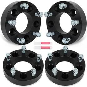10895276 Qualitiparts 4pcs 1.5 Inch 5x5 To 5x5.5 Wheel Adapters 1/2 -20 For Cadillac Deville Base Hardtop