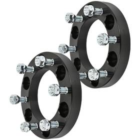 10897490 Qualitiparts 2pc 1 Inch 6x5.5 12x1.5 Studs Wheel Spacers For Toyota 4runner Venture Sport Utility