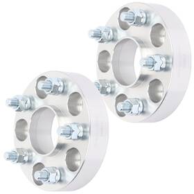 10900559 Qualitiparts 2 Wheel Spacers 1.25 Inch 5x4.5 Hubcentric 12x1.5 Studs For Honda Civic Lx Hatchback